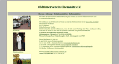 Desktop Screenshot of oldtimerverein-chemnitz.de